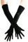 CHENGZI Damen Lackleder Lange Handschuhe Mode Sexy Cosplay Kostüm Fingerhandschuhe 53,3 cm, A-schwarz, One size