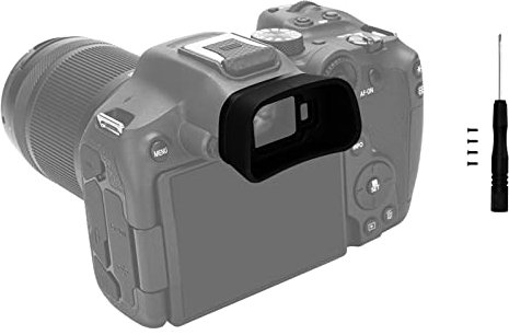 Extended Style Soft Silicone Eyecup Viewfinder for Canon EOS R7 APS-C Mirrorless Camera