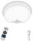 OMECO 2pcs LED Deckenleuchte Flach mit Bewegungsmelder Akku Deckenlampe mit batterie und fernbedienung 200LM 6500K 10 Dateien Dimmbar Rund Innen Deckenlampe für Bad Flur Dachböden Balkon Treppe