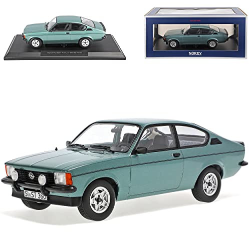 Norev Opel Kadett C Rallye Winterfest Türkis 1973-1979 1/18 Modell Auto mit individiuellem Wunschkennzeichen