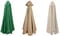DSXH Replacement Parasol Canopy, Replacement Parasol Fabric Cover For Garden Umbrella,3 Colors To Choose From (Khaki, 3M/8ribs)