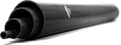 NovaNox® Tuyau en silicone, 1 m, diamètre intérieur : 30 mm, diamètre intérieur : 30 mm, couleur : noir