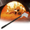 Râteau à charbon de bois pour barbecue, tisonnier, four à pizza, râteau à cendres en acier inoxydable, outils de jardin, outils de nettoyage de gril, accessoires