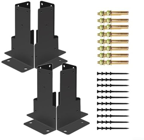 Base duradera del poste del acero inoxidable para las diversas estructuras para el pabellón, la pérgola