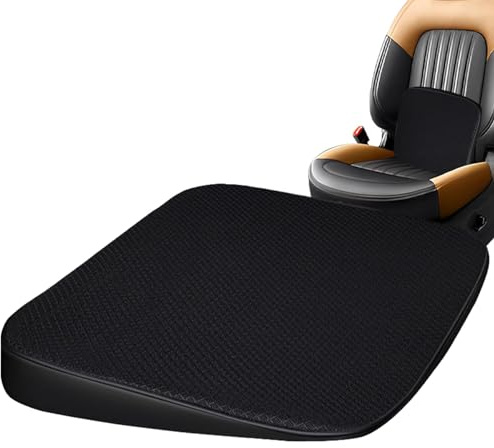 shpuuyy Sitzerhöhung für kleine Fahrer, Autositzerhöhung für Erwachsene - Erhöhungskeil-Booster-Sitzkissenmatte,Verbesserte Sicht beim Fahren, atmungsaktives Autozubehör für kleine Menschen,