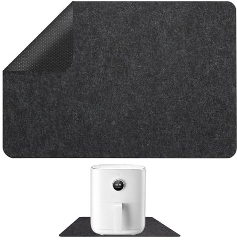 Heat Resistant Mat for Air Fryer, Heat Resistant Mat, Heating Mats for Kitchen, Heating Protector Mats with Appliance Sliders Function, Heats Proof Mating for Salter Air Fryer, Coffee Maker, Microwave