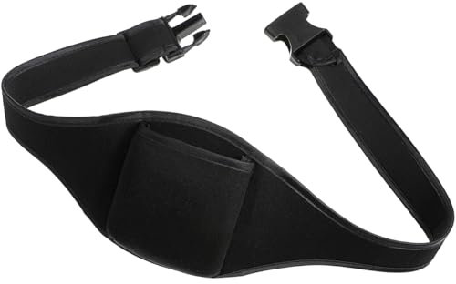 Yardwe Microphone Carrier Pouch Wear Resistant Fitness Waist Pack for Storing Microphones Speakers Devices Comfortable Fit for Various Waist