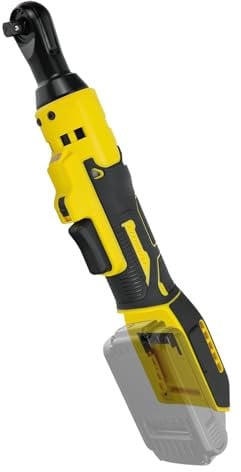 Cordless Ratchet Wrench Compatible with DeWalt 18V Battery, 3/8 Electric Ratchet Kit with 7 Sockets, 1/4’ Adapter, Forward & Reverse, 260RPM Powered Impact Ratchet with LED Light (NO Battery)