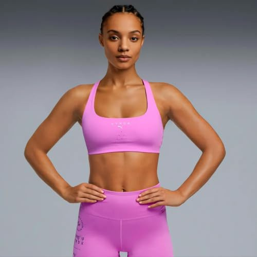 PUMA Hyrox Tech Sport-BH Damen Berry - Electric Orchid-small cat M