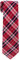 Retreez Jungen Gewebte Krawatte Modisch Plaid Karo - 8-10 Jahre - rot und marineblau
