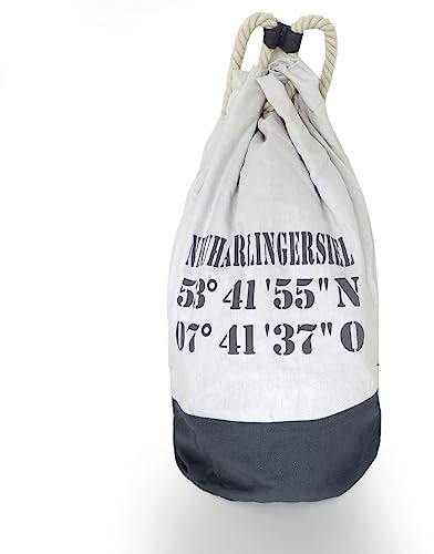 Sonia Originelli XL Seesack Neuharlingersiel Marinesack Bag Maritim Farbe Grau