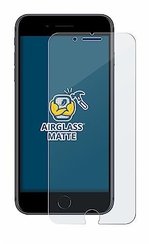 brotect Anti-Glare Glass Screen Protector Matte compatible with Apple iPhone 8 Plus - Anti-Scratch 9H Protection Film