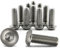 PROTECH 10 Stück Linsenkopfschrauben M6x10 TORX Edelstahl V2A Innensechsrund Flachkopfschrauben rostfreier A2 Linsenschrauben TX ISO7380