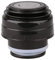 iiniim Thermosflasche Deckel Isolierflasche Deckel Thermoskanne Trinkflasche Abdeckung Verschluss Tragbare Universal Travel Mug Zubehör Schwarz&Grau Durchmesser 5,2cm