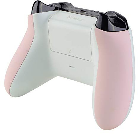 eXtremeRate Grips Case Hülle für Xbox One S/X Controller, Custom Griffe Gehäuse Griffseite Shell Ersatzteile für Xbox One S/X Controller Modell 1708-Pink