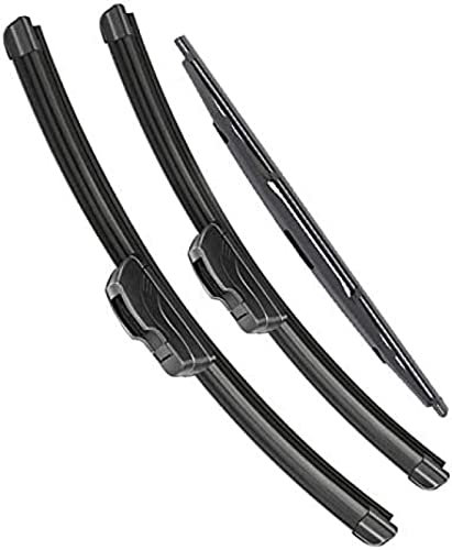 3-teiliges Scheibenwischer-Set für vordere hintere Heckklappe, für Skoda Fabia 6Y Hatchback Estate 2007 2006 2005 2004 2003 2002 2001 2000 1999 Front-Heckscheibenwischer-Kit Car Styling