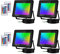 Tubiaz 50W Faretto LED RGB, 16 Colori 4 Modalità Proiettori LED Dimmerabili Con Telecomando Impermeabile IP66, Proiettore Faro Multi-Colore Regolabile Per Halloween(4 Pezzi,Nessuna spina)