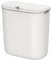 SONGMICS Cubo de Basura Colgante, Papelera Cocina 9 L con Tapa para Residuos, Montado Pared, Colgado Pegado en Puerta del Armario, para Cocina, Debajo Fregadero, Blanco LTB820W9