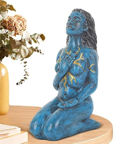 Voihamy Figur Göttin Statue,Harzstatue der Heilgöttin | Wiederverwendbare Selbstliebe-Statue, Göttin, abstrakte Kunststatue für Tisch, Schlafzimmer, Wohnzimmer