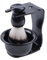 Aiweijia Set di pennelli da barba,Kit da barba 3 in 1 per uomo Spazzola per barba con supporto Porta rasoio e ciotola da barba per i regali della festa del papà