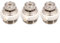 zeroupshop 1/2/3/5 Stück 1/2 Heizkörper Entlüftungsventil für BSP Automatische Entlüftung Automatische Abschaltung Selbstentlüftendes Heizkörperventil (3pcs)
