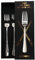 getDigital Gabel Set May The Fork Be With You - 2 Tafelgabeln aus rostfreiem Edelstahl mit SciFi Spruch für Geeks & Nerds, Spülmaschinengeeignet (20,5cm)