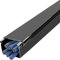 HDYZJQ cable trunking Square Cable Channels to Hide Wires, Indoor Outdoor Black Silver Cable Raceway On-wall Cord Cover, Stainless Steel Ethernet Trunking Sleeve(Black,100x50mm-Hold 100 wire)
