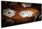 islandburner Bild auf Leinwand American West Legend Old Poker Gamer Zocken Bilder Wandbilder Poster
