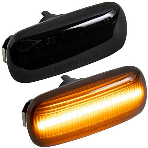 phil trade LED SEITENBLINKER schwarz kompatibel für A3 8P | A4 B6 B7 & Cabrio | A6 C6 4F [7315-1]