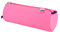 Oxford, Grande trousse scolaire ronde avec élastique Rose fuchsia 22 cm