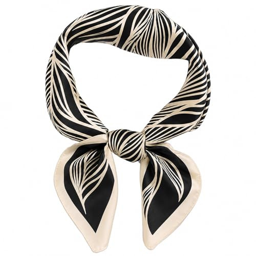 MAIRY Scarfs for Women Hijab Girls Satin Bandanas Scarves Square Neck Wraps Head Scarf SF-M76