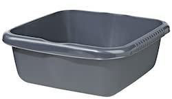 Tarrington House Cuenco cuadrado, rectangular, 15 L, negro antracita