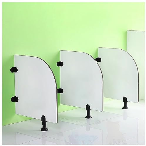 LXLZYXSF Urinale Paravent Trennwand 3 Stück Urinal-Trennwand Kindergarten WC Sichtschutz, Badezimmer-Trennwand Spritzschutz-Paneel Trennwände (Color : WxH, Size : 65x80cm/25.6x31inch)