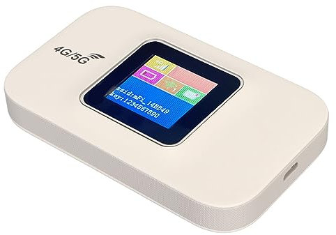 Dpofirs Routeur WiFi 4G, Modem WiFi USB 4G LTE avec Emplacement pour Carte Micro SIM, Prend en jusqu'à 10 Appareils, clé de Modem USB Haute Vitesse 150 Mbps pour Téléphone