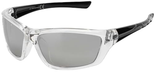 BEZLIT Sport Sonnenbrille UV400 – Verspiegelte Fahrradbrille/Laufbrille – Leichte Wrap Around Shades