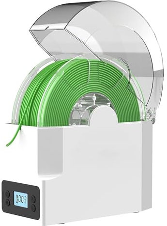 Scatola essiccatore per filamenti per Stampante 3D, essiccatore per filamenti Commerciale, Temperatura Regolabile a 3 velocità/capacità Massima della Bobina 200x73 mm, Compatibile con 1,75/2,85/3,00