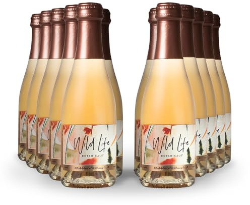 Wild Life Botanicals Blush non-alcoholic sparkling wine <0.5% ABV (20cl x 12) mini bottles