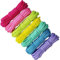 Edgeam - Set Paracord di 7 corde per braccialetti, paracadute, corda di sopravvivenza in nylon per portachiavi fai da te (colori pastello)