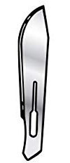 Tegcare Lot de 100 Lames de Scalpel | Acier au Carbone | stérile | Emballage Individuel |