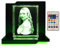 LOOXIS 3D Glasfoto - Ihr Foto in 3D in Glas gelasert - Fotogeschenk (mit Premium Acryl Leuchtsockel, XL Hochformat)