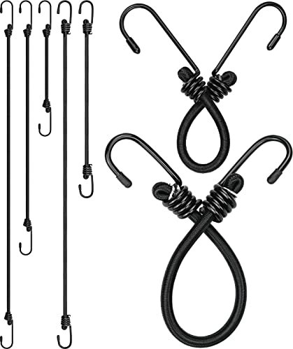 CXtech Expander Mit Haken, Spanngummi Mit Haken Spanngummi Gummispanner für Transportsicherung,Ladungssicherung,Camping Garten Auto Heimwerken Gepäck