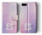 Tirita Personalised Leather Flip Wallet Phone Case with Card Holder Compatible with iPhone 11 Fashion Stylish Monogram Name Iridescent Ombre