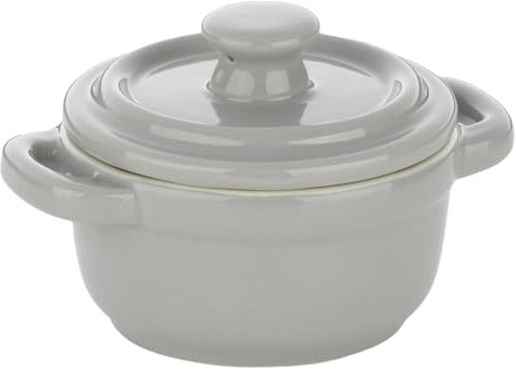 Kela - Mini cocotte Malin gris 10 cm