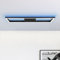 Lightbox schwarze LED Deckenlampe - minimalistische Deckenleuchte mit Memory-Funktion & RGB & CCT - Lichtfarbe: 2700K - 6500K - steuerbar über Fernbedienung - 100 cm x 25 cm - aus Metall/Kunststoff