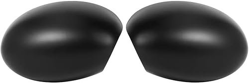 QUNINE Rückspiegelabdeckung Auto-Spiegelkappen für Mini Cooper R52 R50 R53 2001-2006, Außenspiegel Spiegelkappen Links und Rechts Seitenspiegel Cap Zubehör