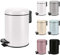 KW Soft Shade Small Round Pedal Bin 3ltr (Soft White, 3 Ltr)