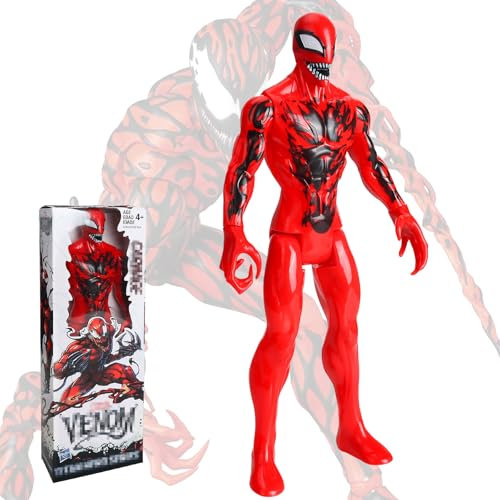 Carnage Figur, Hero Serie Action Carnage Figur, Carnage, Titan Hero Serie Venom, Carnage Figure 30 cm Spielzeug für Kinder ab 4 Jahren