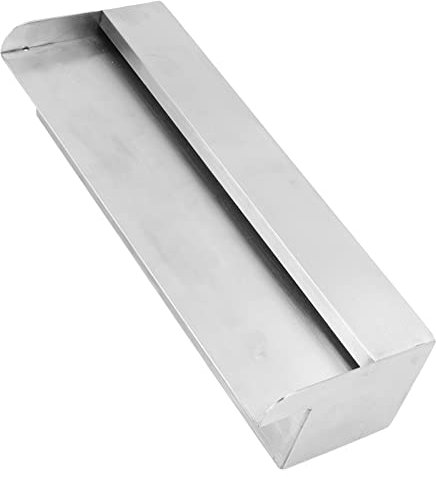LOCADENCE Fontaine de Piscine Cascade, 11,9 X 4,4 X 3,1 Pouces G1 Filetage Femelle Décoratif à Débit Constant Déversoir de Cascade en Acier Inoxydable sans Lumières pour Étang