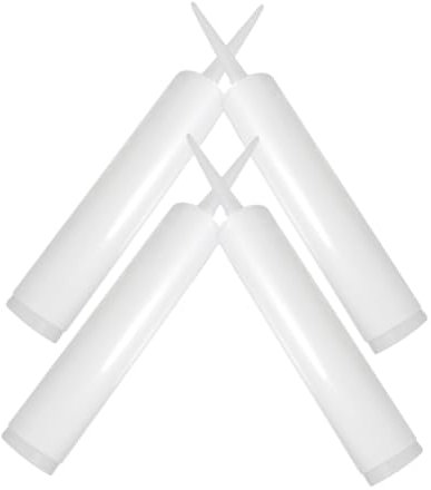 ANDRESLAD 4 Stücke Leere Kartuschen Dichtstoff Rohr Für Hause Fliesen Ecke Reparaturen Wiederverwendbare Leichte