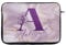 Personalised Initial with Name, Glitter Marble Alphabet, Gift For Girls, Laptop Sleeve/Cover. (14)